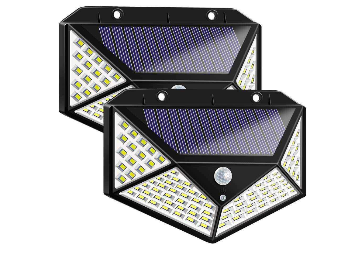 Solar Motion Sensor Wall Light for Outdoor Use